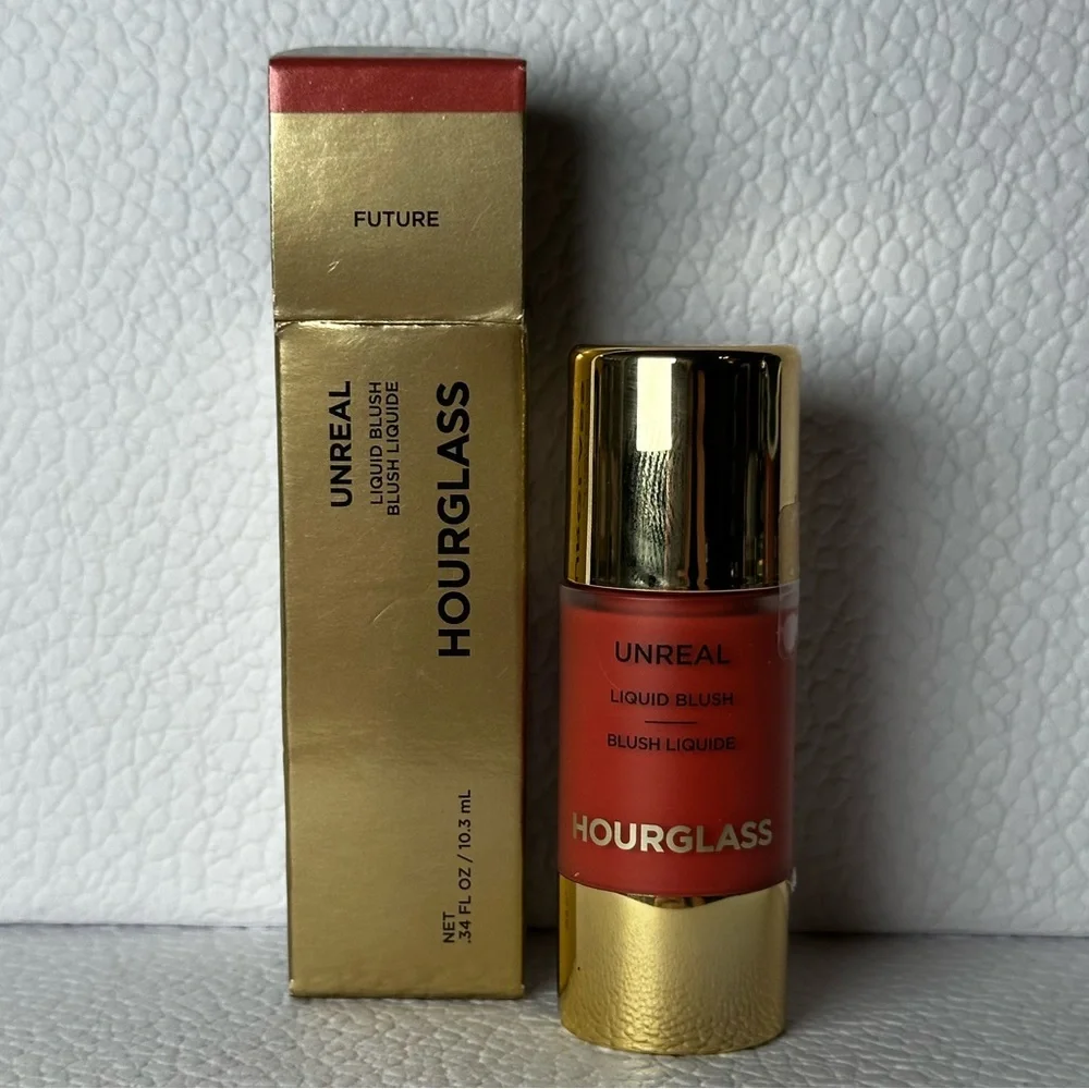 🆕 HOURGLASS - Unreal Liquid Blush in Color: Future (Warm Coral) NIB
